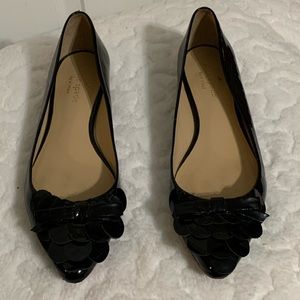 KATE SPADE Black patent leather flats